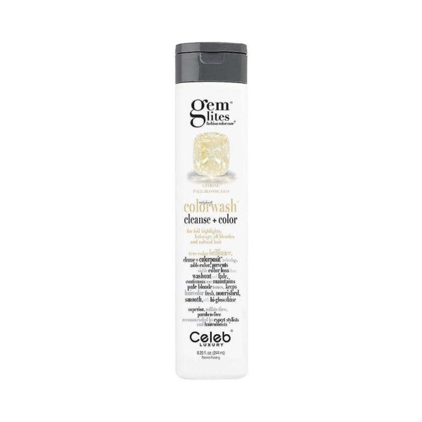 Celeb Luxury Gem Lites Semi Permanent Colourwash Shampoo Blonde Citrine