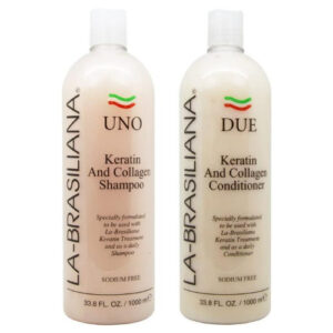 La Brasiliana UNO Keratin After Treatment Shampoo and Conditioner