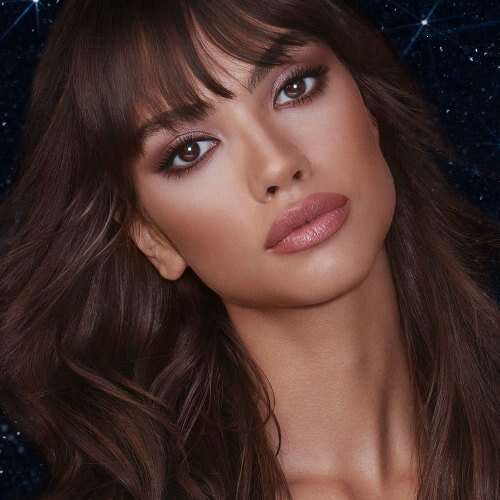 gorgeous glowing beauty model
