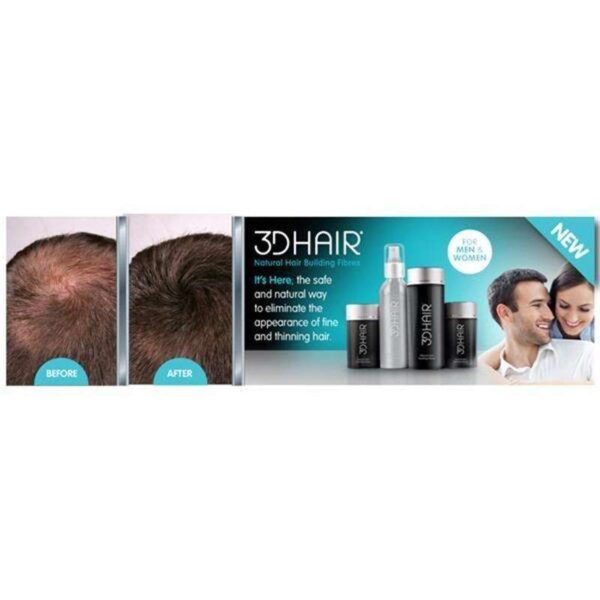 3D Hair Dark Brown