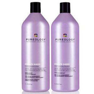Pureology Hydrate Sheer Shampoo & Conditioner Duo 1 Litre