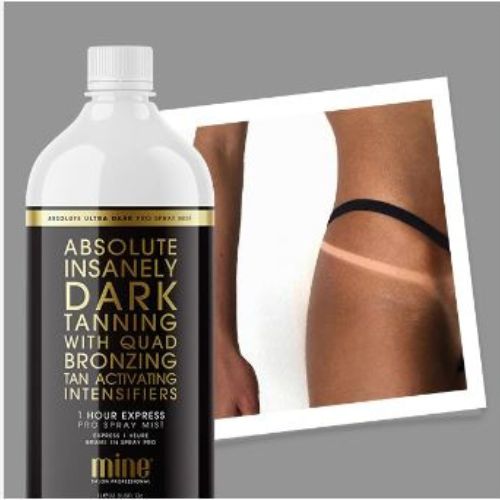 Minetan Absolute Intensely Dark 1 Hour Pro Spray Tan Mist 1 Liter